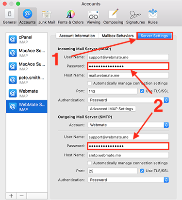 comcast email settings for mac outlook 2011